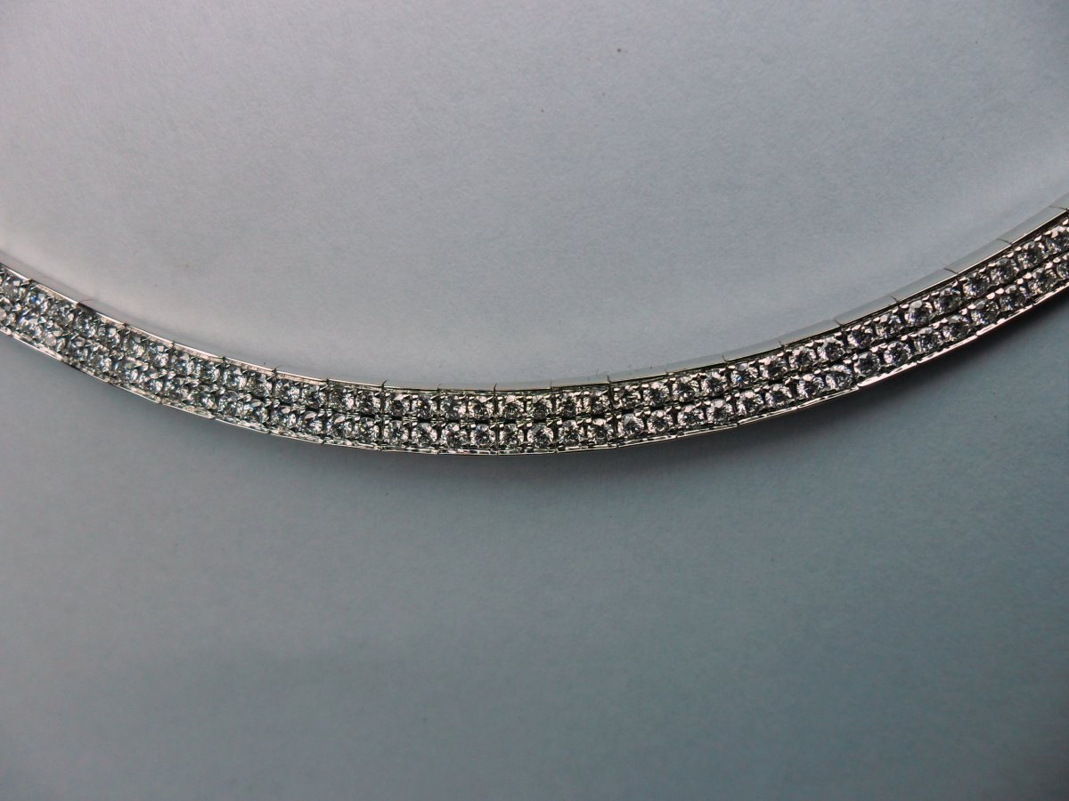 White Gold Pavé Chocker